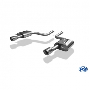 FOX | Endschalldämpfer Ausgang rechts/links Ø63,5mm - 1x90 Typ 17